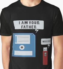 USB I Am Your Father Funny Graphic T-Shirt