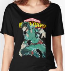 Deku Full Cowl-My hero Academia Women's Relaxed Fit T-Shirt