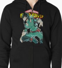 Deku Full Cowl-My hero Academia Zipped Hoodie