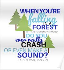 Dear Evan Hansen Poster