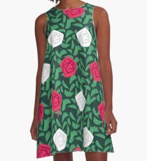 roses A-Line Dress