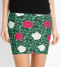 Minifalda rosas