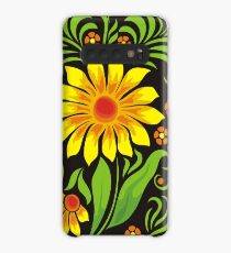 Flowers drawn in Ukrainian style Case/Skin for Samsung Galaxy