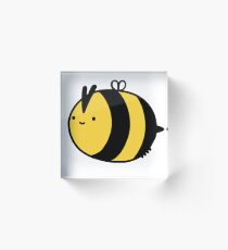 Happy Bee Acrylic Block