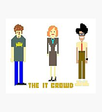 8 bit it crowd main char Photographic Print