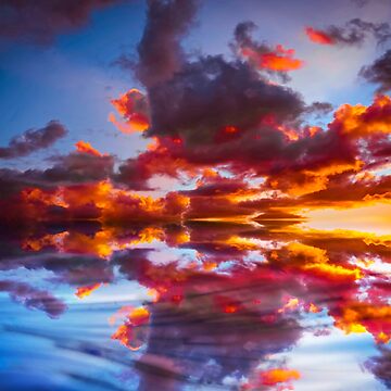 Artwork thumbnail, Abstract Sunset by ScenicViewPics