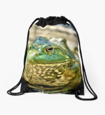 Sunning Bullfrog Drawstring Bag