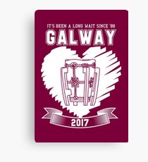 All Ireland Hurling Champions: Galway (Maroon/White) Canvas Print