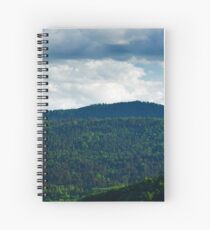 Afternoon light over church Spiral Notebook