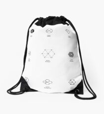 exo logo evolution Turnbeutel