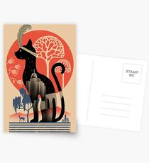 Cat Deco Postcards