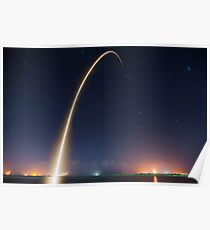 Spacex Falcon 9 Raketenstart Poster