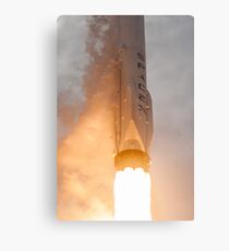 Spacex Rocket Metal Print