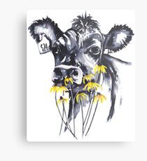 No worries - cow painting Metal Print
