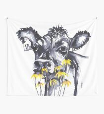 No worries - cow painting Wall Tapestry