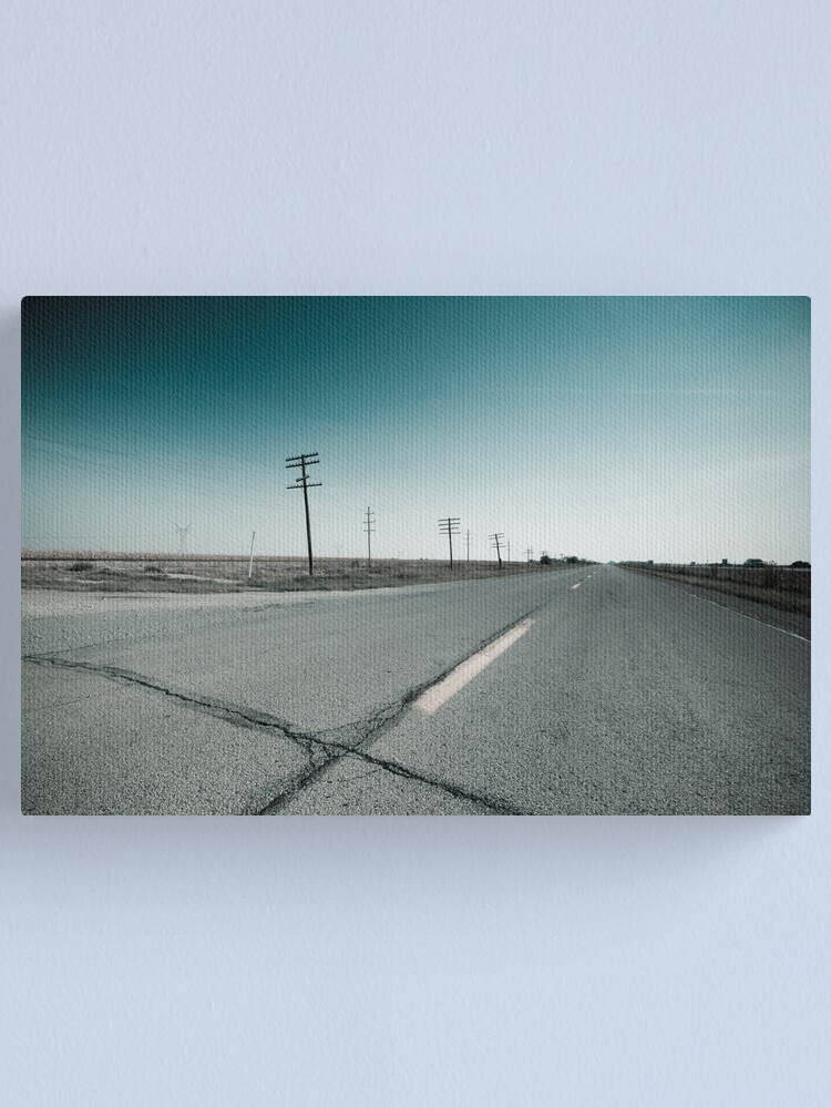 Alternate view of Route 66 near Dwight. Illinois Canvas Print