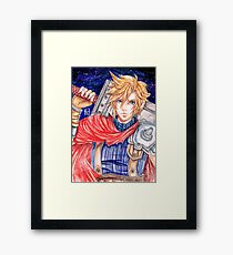 Cloud Strife Framed Print