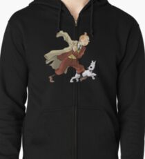 Tintin Zipped Hoodie
