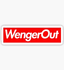 Wenger Out - Arsenal Sticker