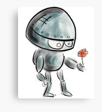 Cute Robot AI Emotion Artificial Intelligence Tech Future Canvas Print