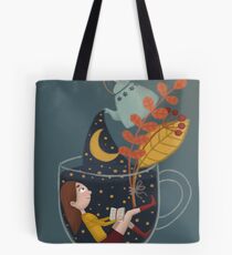 Eine Tasse Sternenhimmel Tote Bag