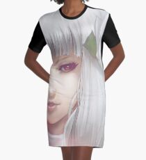 Magnolienbogen T-Shirt Kleid