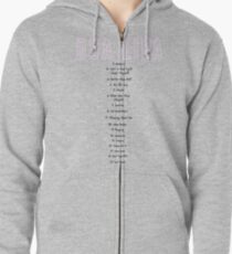 Dua Lipa album songs Zipped Hoodie