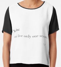 Games of Throne Chiffon Top