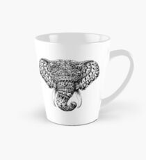 Verzierter Elefant Kopf Tasse (konisch)