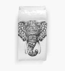Ornate Elephant Head Duvet Cover