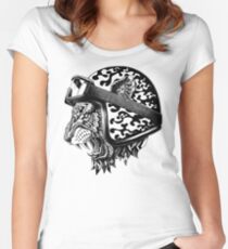 Camiseta entallada de cuello redondo Yelmo de Tigre