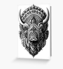 Bison Greeting Card