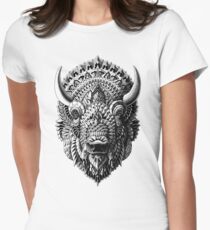 Bison Women's Fitted T-Shirt