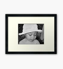 Deep In Concentration Framed Print