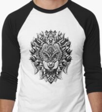 Camiseta ¾ bicolor para hombre León adornado