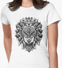 Camiseta entallada para mujer León adornado