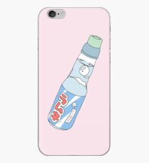 Kawaii Soda Drink (* couleur de fond personnalisable) Coque et skin iPhone