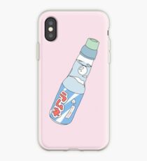 Kawaii Soda Drink (*background color customizable) iPhone Case