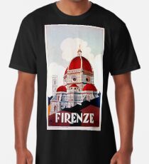 Florence Firenze 1920er Jahre italienische Reiseanzeige, Duomo Longshirt