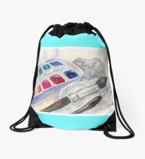 Paints Drawstring Bag