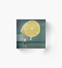 When life gives you a lemon Acrylic Block