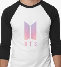 BTS Coloured logo Men's Baseball ¾ T-Shirt