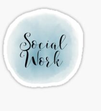 Social Work Sticker