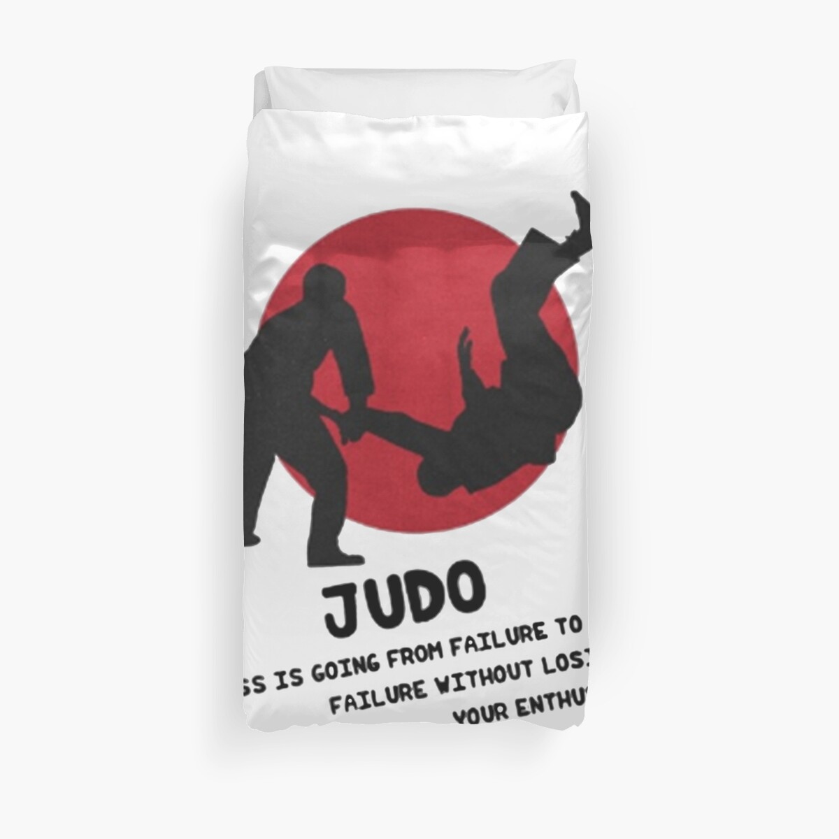 "Martial Arts Judo" Duvet Cover by kimoufaster Redbubble