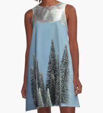A cloud over the forest A-Line Dress