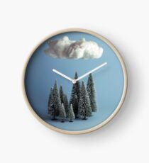 A cloud over the forest Clock