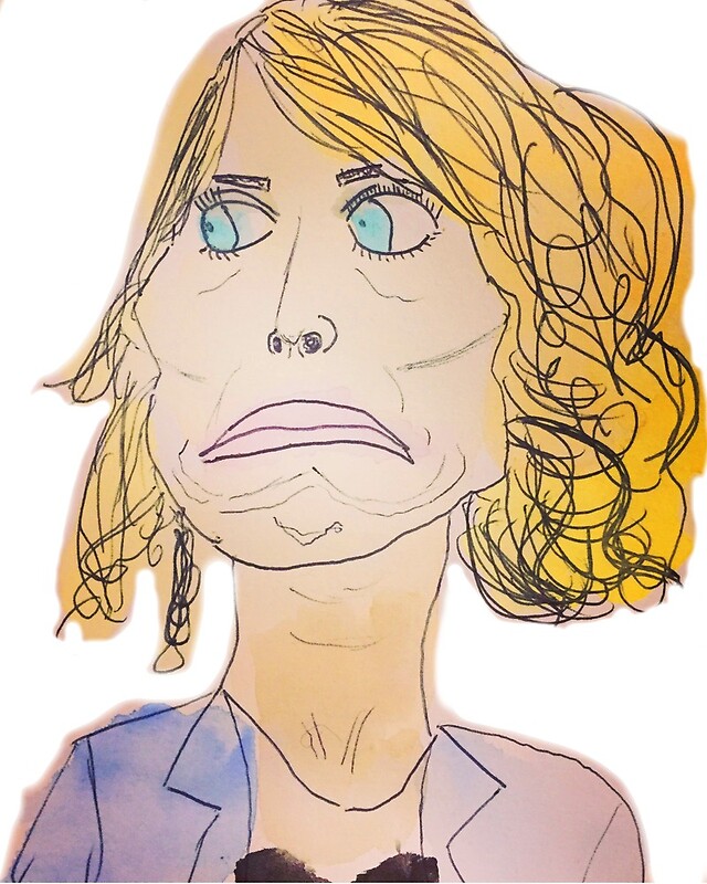 "kristen wiig" by joanwaters | Redbubble