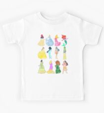 Prinzessinnen Aquarell Kinder T-Shirt