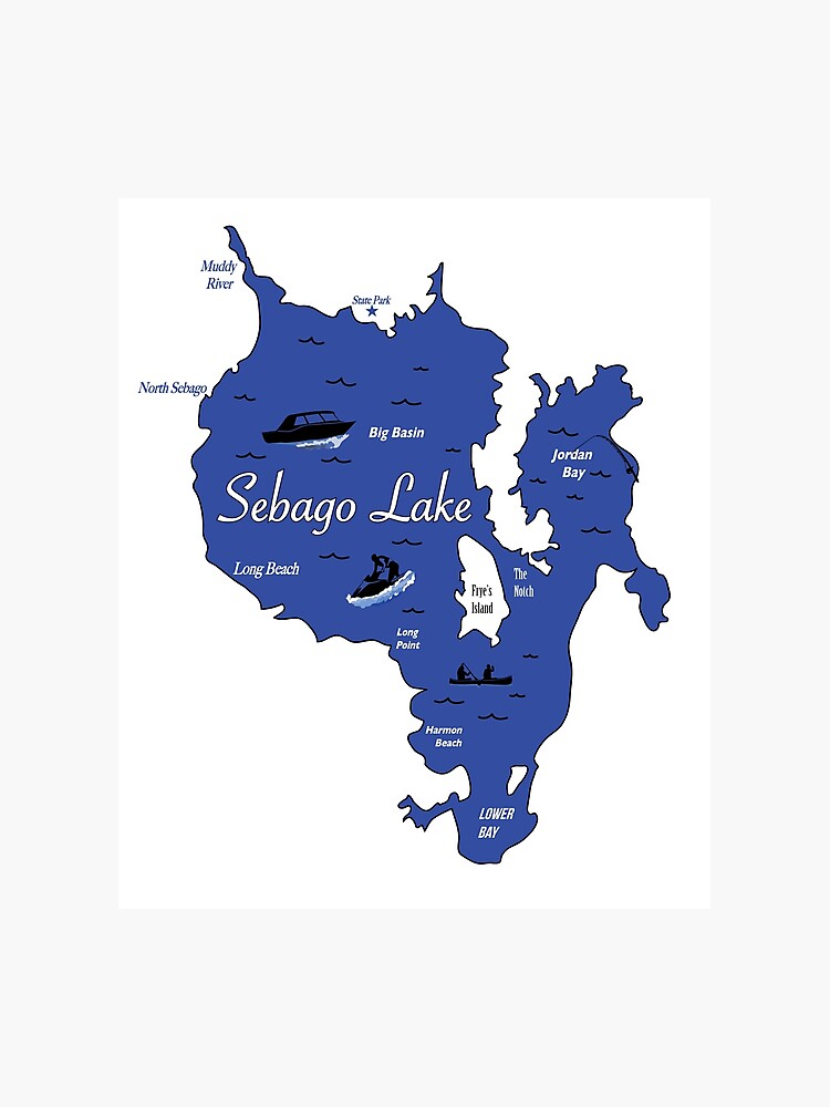 Sebago Lake Maine Depth Chart