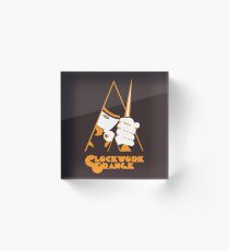 CLOCKWORK ORANGE Acrylic Block
